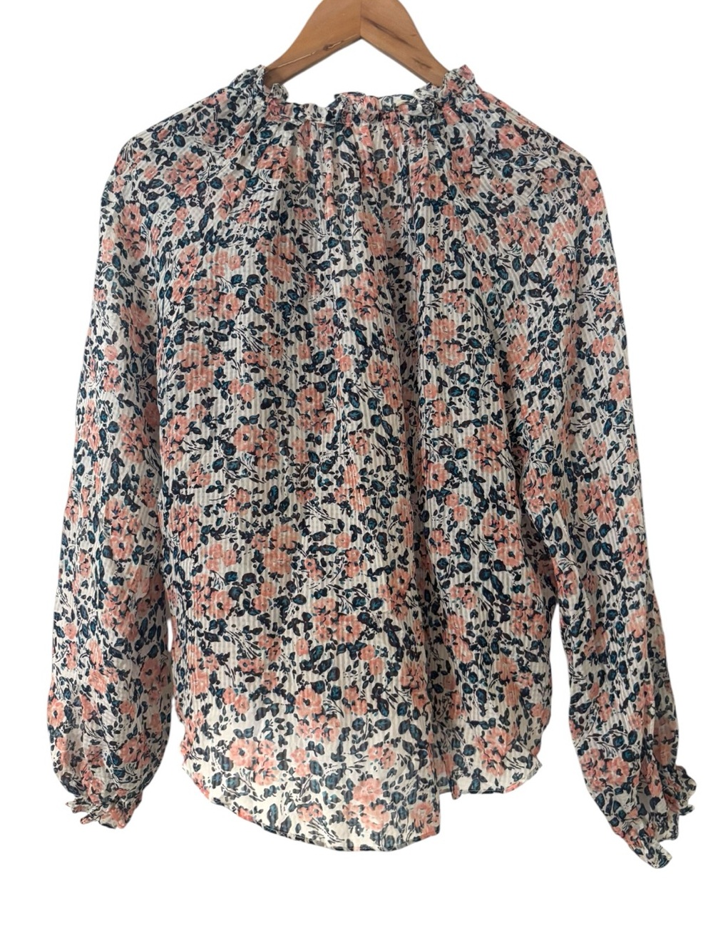 Veronica Beard Antonette Silk Floral Blouse - Picture 3 of 4